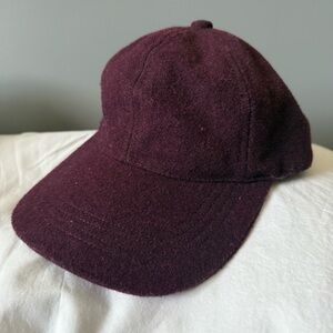 Christy’s London British Plum / Burgundy / Maroon Wool Baseball Cap size Small